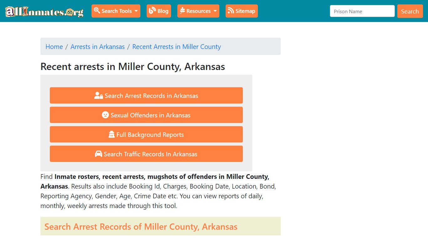 Recent arrests in Miller County, Arkansas | Mugshots, Rosters, Inmates ...